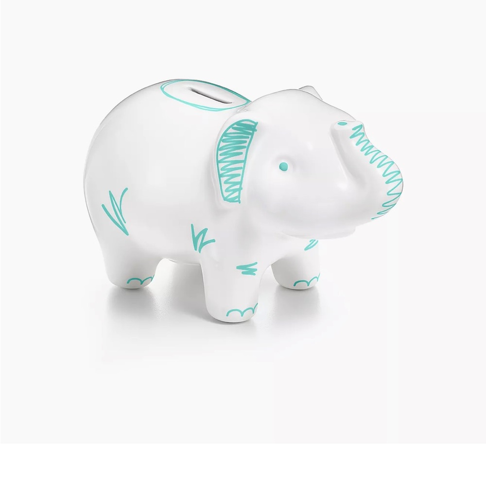 NEW in box! Tiffany Elephant Bank